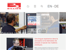 Tablet Screenshot of billion.fr